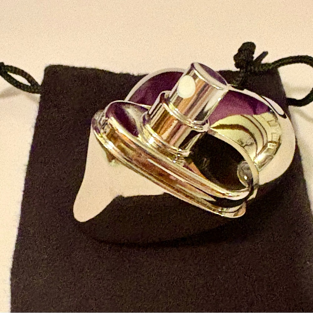 NIB Rare Arthur Price Silver Heart Shaped Perfume Spray Atomizer GREAT GIFT! - Picture 5 of 7